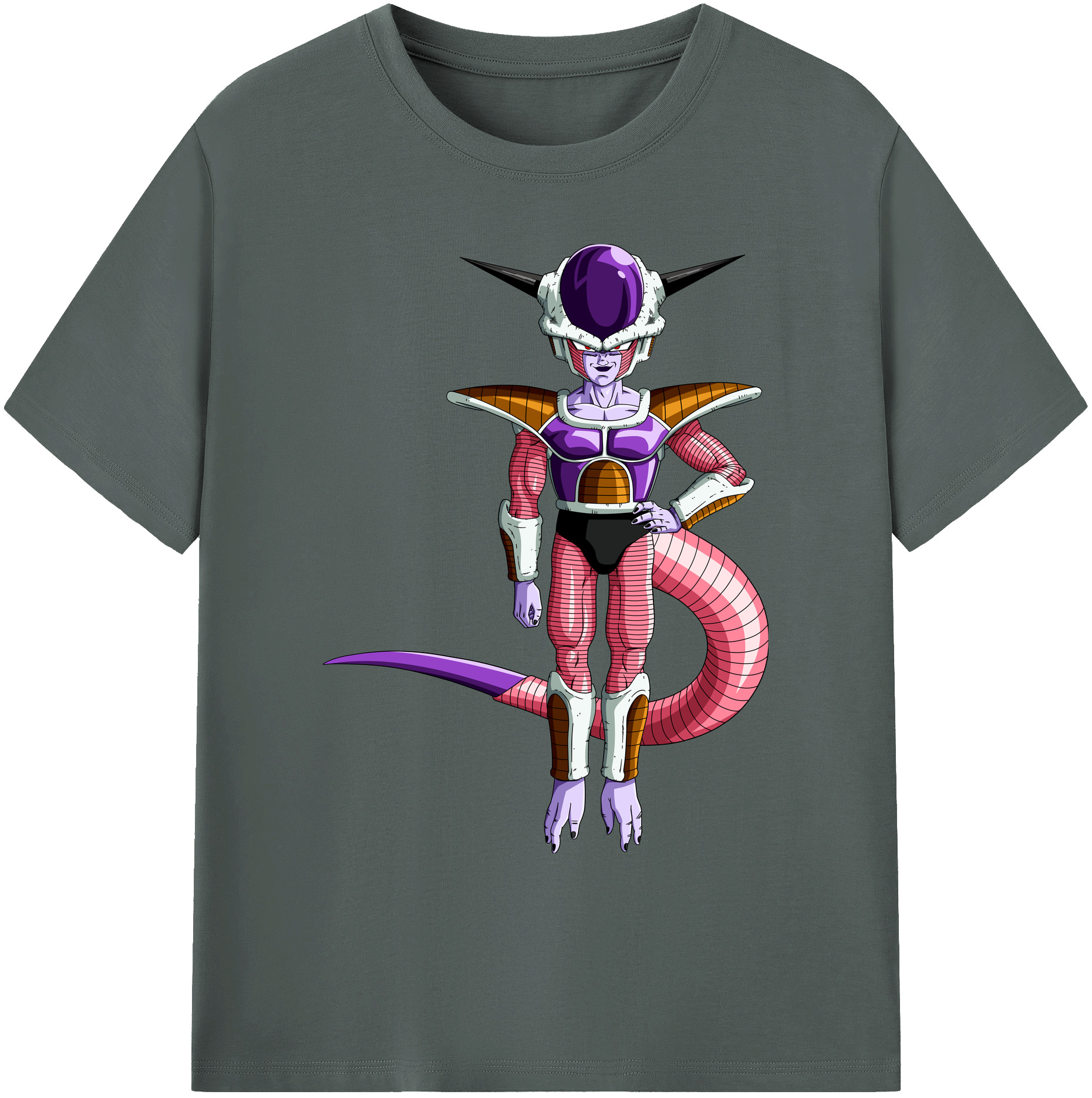 （画像用） ドラゴンボール フリーザ DRAGON BALL Frieza 綿100％ メンズ半袖Tシャツ｜肌触りやわらか＆通気性